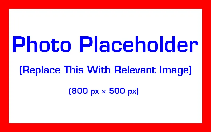 Website Photo Placeholder (800 px × 500 px)